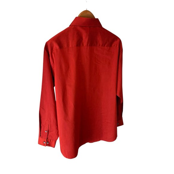 Kenneth Cole Reation red dress shirt 17.5x34-35 Regular fit NWT - Picture 5 of 12